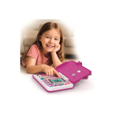 BFF Sally – Mio Diario Segreto Digitale LCD con Occhi Animati e Penna, Gioco Interattivo per Bambine 5-7 Anni Clementoni