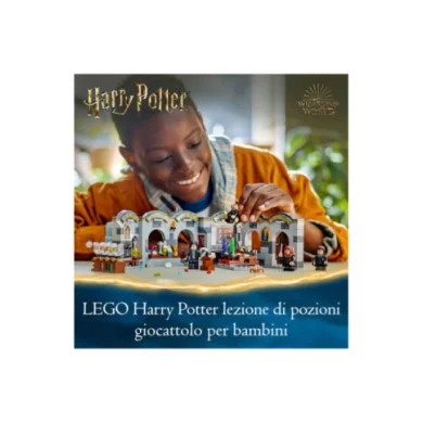 LEGO Harry Potter 76431 Castello di Hogwarts: Lezione di Pozioni Giocattolo, Giochi Bambini per 8+, Idea Regalo da Collezione