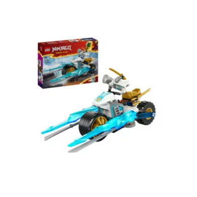 LEGO NINJAGO 71816 Moto di Ghiaccio di Zane, Veicolo Giocattolo da Costruire con 1 Minifigure, Gioco d'Azione per Bambini 7+