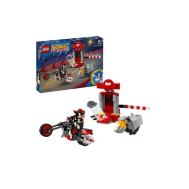 LEGO Sonic the Hedgehog 76995 La Fuga di Shadow the Hedgehog con Moto Giocattolo per Bambini 8+ Anni, Personaggi Videogiochi