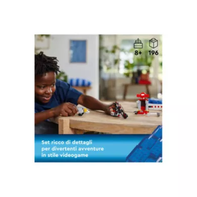 LEGO Sonic the Hedgehog 76995 La Fuga di Shadow the Hedgehog con Moto Giocattolo per Bambini 8+ Anni, Personaggi Videogiochi