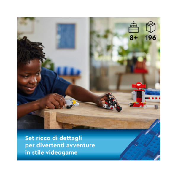 LEGO Sonic the Hedgehog 76995 La Fuga di Shadow the Hedgehog con Moto Giocattolo per Bambini 8+ Anni, Personaggi Videogiochi