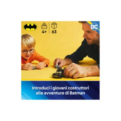 LEGO DC 76301 Batman e Batmobile Contro Mr. Freeze, Macchina Giocattolo del Supereroe con 2 Minifigure, Giochi per Bambini 4+