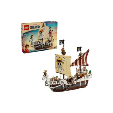 LEGO ONE PIECE 75639 La Nave Pirata Going Merry, Barca Giocattolo con 5 Minifigure tra cui Luffy, Zoro e Nami per Bambini 10+