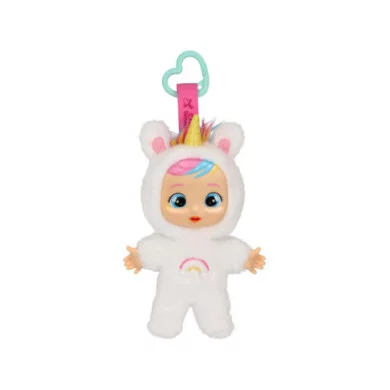 Cry Babies Cuties Dreamy – Mini Bambola Peluche 15 cm con Pigiamino Morbido, Giocattolo Portatile 18+ Mesi IMC Toys