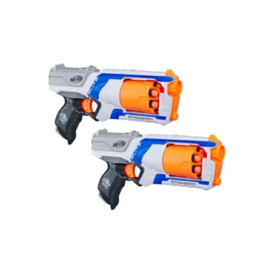 Nerf N-Strike Elite Strongarm – Set 2 Blaster con 12 Dardi Foam, Gittata 27 m per Bambini 8+ Anni Hasbro