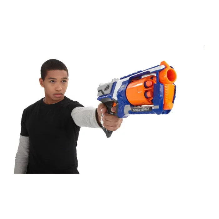 Nerf N-Strike Elite Strongarm – Set 2 Blaster con 12 Dardi Foam, Gittata 27 m per Bambini 8+ Anni Hasbro
