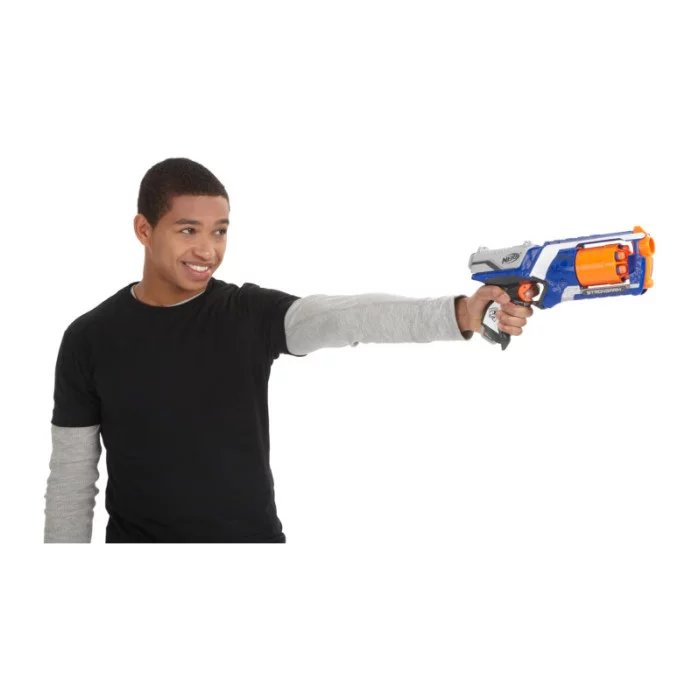Nerf N-Strike Elite Strongarm – Set 2 Blaster con 12 Dardi Foam, Gittata 27 m per Bambini 8+ Anni Hasbro