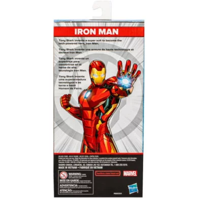 Marvel Iron Man 24 cm – Action Figure Articolata in Scala 9.5” per Bambini 4+ Anni Hasbro