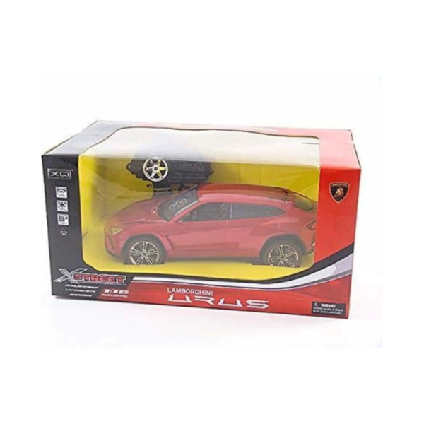 Lamborghini Urus Radiocomandata 1:16 – Auto Sportiva RC Rossa con Luci e Dettagli Realistici per Bambini 6+ Anni XQ