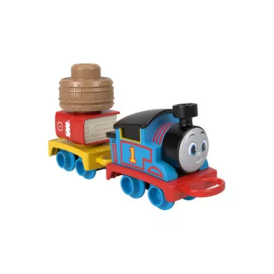 Thomas & Friends Il Mio Primo Thomas – Trenino a Spinta con Vagone Merci e Carichi Impilabili per Bambini 1+ Anni Mattel HXP52