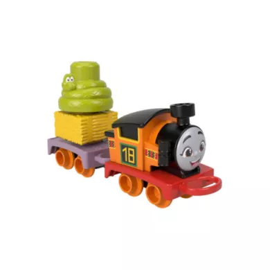 Thomas & Friends La Mia Prima Nia – Trenino a Spinta con Vagone Merci e Carichi Impilabili per Bambini 1+ Anni Mattel HYG34