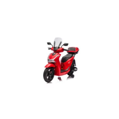 Moto Elettrica per Bambini Honda SH125 12V – Moto con Luci LED, Ruote EVA e Sedile in Pelle Rossa Licenza Ufficiale
