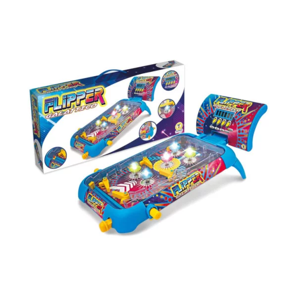 Flipper Galattico  Gioco Elettronico da Tavolo con Luci, Suoni e Segnapunti Digitale per Bambini 3+ Anni Teorema