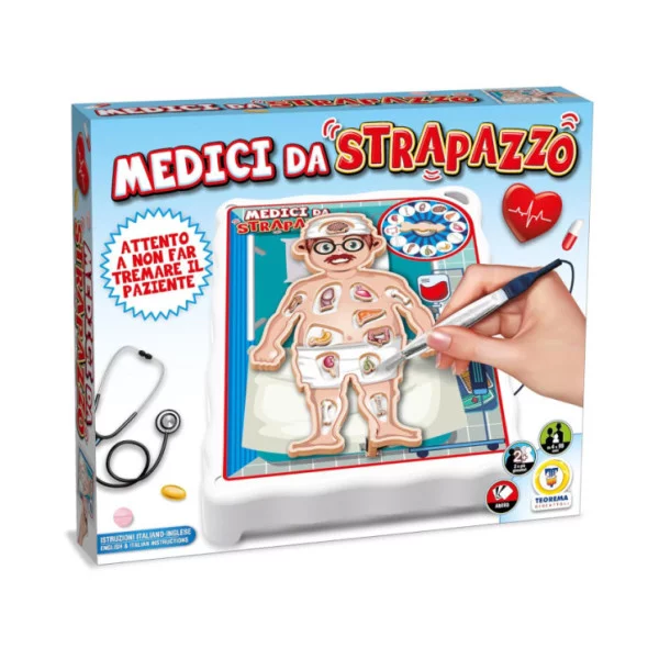 Gioco Medici da Strapazzo Teorema  Gioco da Tavolo Educativo con Suoni per Bambini 4+ Anni, Impara il Corpo Umano
