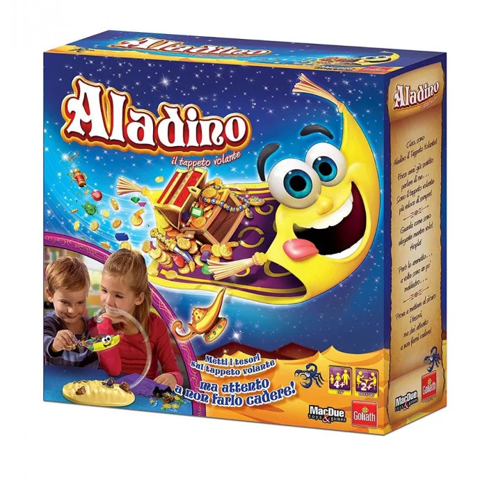 Gioco da tavolo Aladino il tappeto volante Mac due