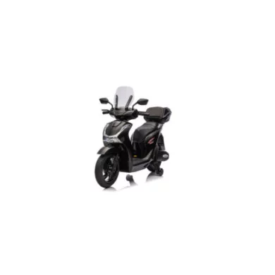 Moto Elettrica per Bambini Honda SH125 12V - Moto con Luci LED, Ruote EVA e Sedile in Pelle Nera Licenza Ufficiale
