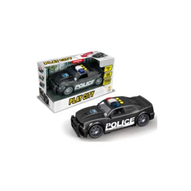 Auto Polizia 1:14 – Veicolo Giocattolo con Luci, Suoni e Movimento a Frizione, Porte Apribili Teorema