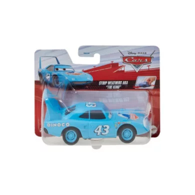 Disney Pixar Cars The King – Macchinina Pullback in Scala 1:43 in Metallo per Bambini 3+ Anni