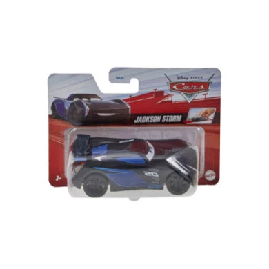 Disney Pixar Cars Jackson Storm – Macchinina Pullback in Scala 1:43 in Metallo per Bambini 3+ Anni