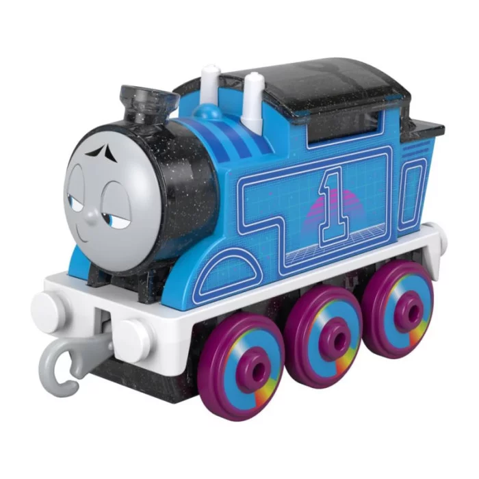 Thomas & Friends Colour Changers Thomas Neon – Treno in Metallo che Cambia Colore per Bambini 3+ Anni Fisher-Price