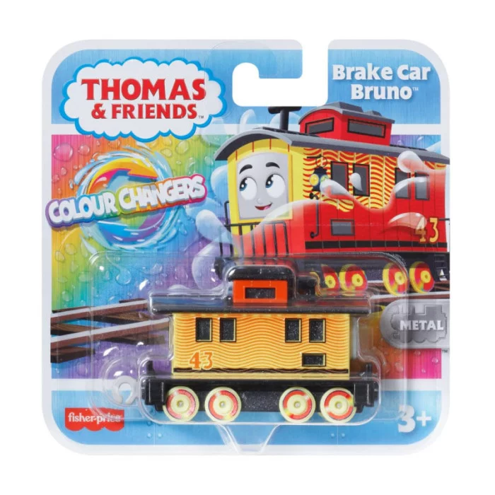 Thomas & Friends Colour Changers Bruno – Vagone Freno in Metallo che Cambia Colore per Bambini 3+ Anni Fisher-Price