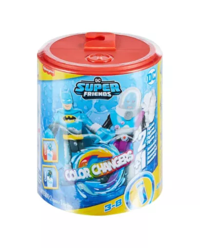 Imaginext DC Super Friends Batman & Mr. Freeze – Set Personaggi con Cambio Colore per Bambini 3+ Anni Fisher-Price