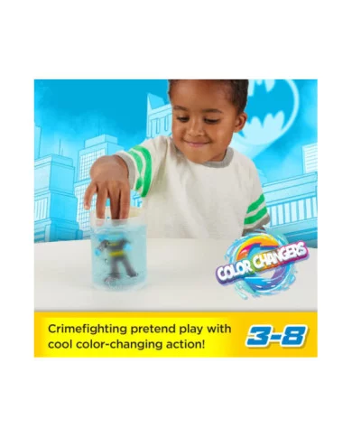 Imaginext DC Super Friends Batman & Mr. Freeze – Set Personaggi con Cambio Colore per Bambini 3+ Anni Fisher-Price