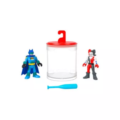 Imaginext DC Super Friends Batman & Harley Quinn – Set Personaggi con Cambio Colore per Bambini 3+ Anni Fisher-Price