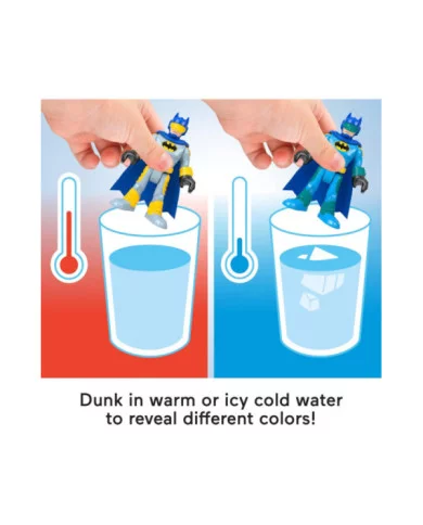 Imaginext DC Super Friends Batman & Harley Quinn – Set Personaggi con Cambio Colore per Bambini 3+ Anni Fisher-Price