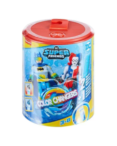 Imaginext DC Super Friends Batman & Harley Quinn – Set Personaggi con Cambio Colore per Bambini 3+ Anni Fisher-Price