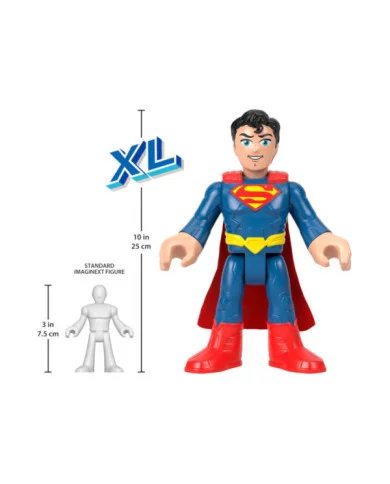 Imaginext DC Super Friends Superman XL – Figure Snodabile 25,4 cm per Bambini 3+ Anni Fisher-Price