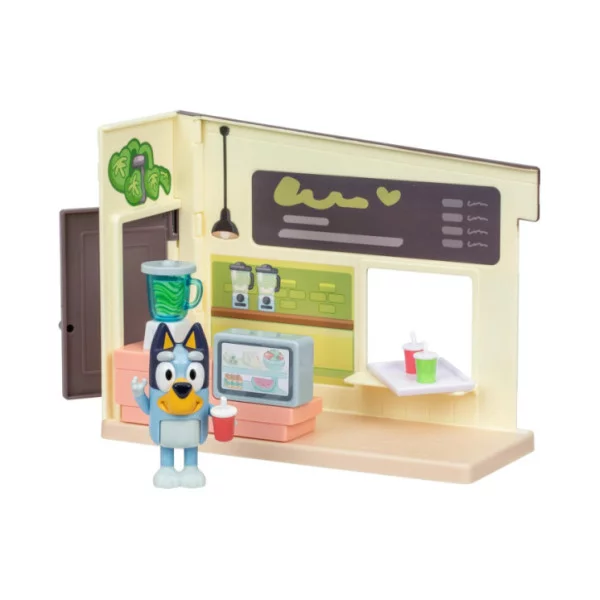Bluey Juice Bar – Set di Gioco Bar Frutta con Personaggio Bluey, Playset Creativo per Bambini 3+