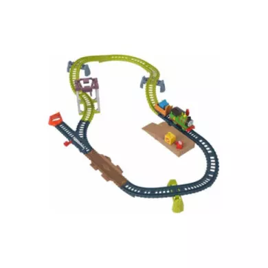 Thomas & Friends Percy’s Package Roundup – Set Treno Motorizzato Fisher-Price con Binari e Gru 3+ Anni HPNS8