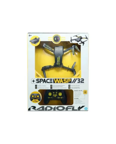 Drone Radiocomandato Space Wasp 32 con Fotocamera 480p – Pieghevole e Wi-Fi Controllo App ODS