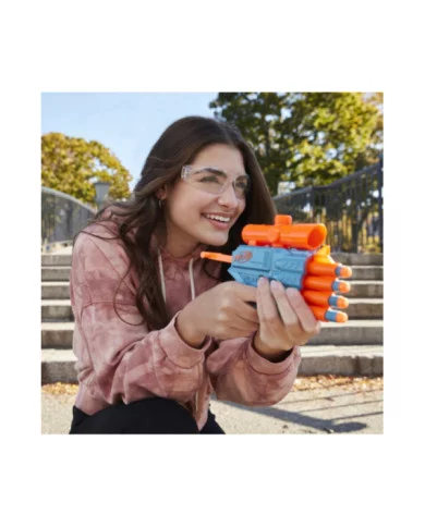 Nerf Elite 2.0 Prospect QS-4 Blaster – Pistola Lancia Dardi con 8 Dardi Originali e Mirino Integrato Hasbro