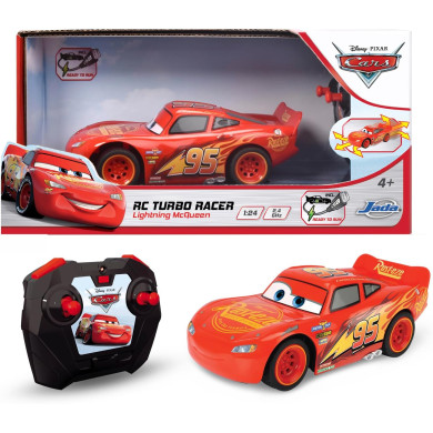 Cars 3 Saetta McQueen Turbo Rosso con Radiocomando 1:24