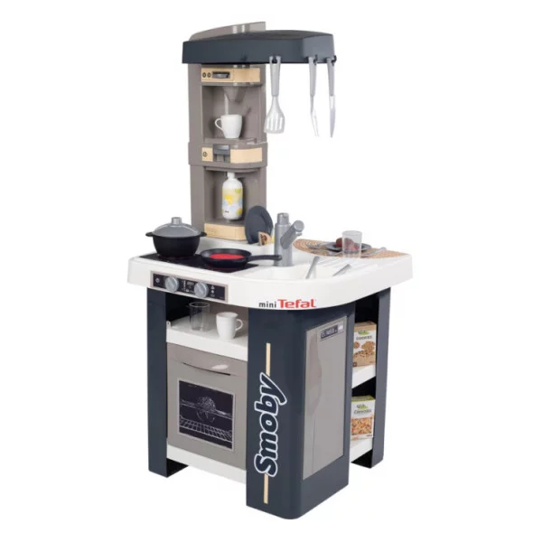 Cucina Giocattolo Smoby Tefal Studio – Cucina Trendy con 27 Accessori e Effetti Sonori per Bambini 3+ Anni