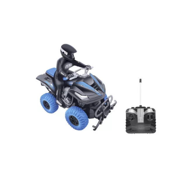 Quad Radiocomandato 27 MHz Spidko – Veicolo RC con Pilota e Ruote in Gomma per Bambini 5+ Anni