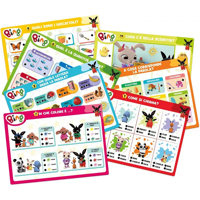 Bing Penna Maxi Schede Gioco Lisciani Giochi