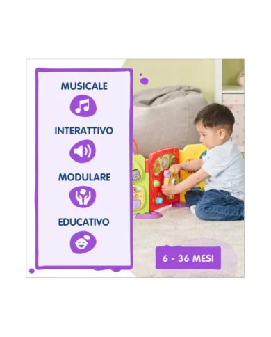 Centro Attività 3 in 1 Il Mio Primo Centro Attività – Pannello Interattivo con Suoni e Luci, 6-36 Mesi VTech