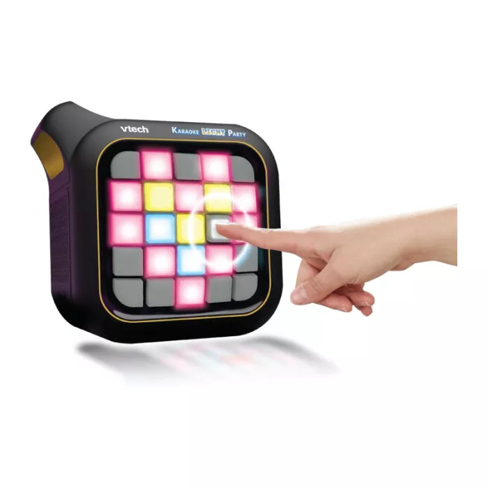 Karaoke Light Party – Cassa Karaoke con 2 Microfoni Wireless, Bluetooth e Magic Voice, 7+ Anni VTech