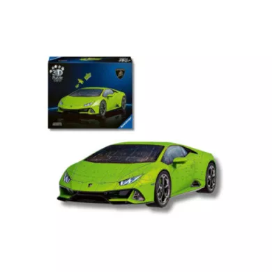 Puzzle 3D Lamborghini Huracán EVO – Modellino 108 Pezzi da Costruire, 8+ Anni Ravensburger