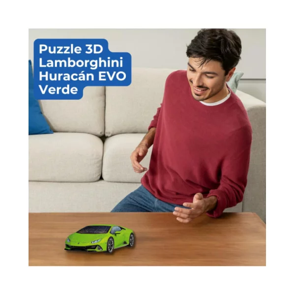 Puzzle 3D Lamborghini Huracán EVO – Modellino 108 Pezzi da Costruire, 8+ Anni Ravensburger
