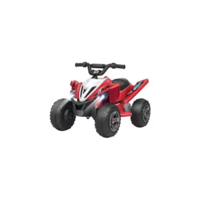 Quad Elettrico 12V con Batteria al Litio – Veicolo Giocattolo per Bambini 3+ Anni Rosso