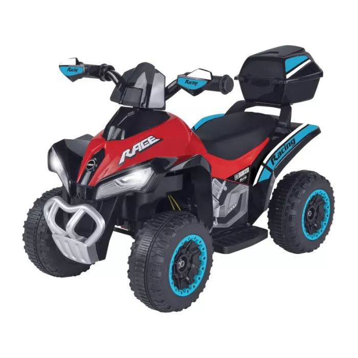 Quad Elettrico 6V 4.5Ah per Bambini – Veicolo Giocattolo 3+ Anni Rosso
