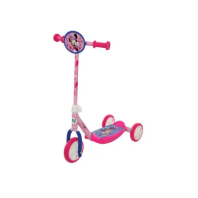 Monopattino a 3 Ruote Minnie Mouse – Scooter Stabile per Bambini 2+ Anni con Pedana Antiscivolo