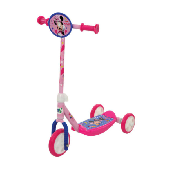 Monopattino a 3 Ruote Minnie Mouse – Scooter Stabile per Bambini 2+ Anni con Pedana Antiscivolo