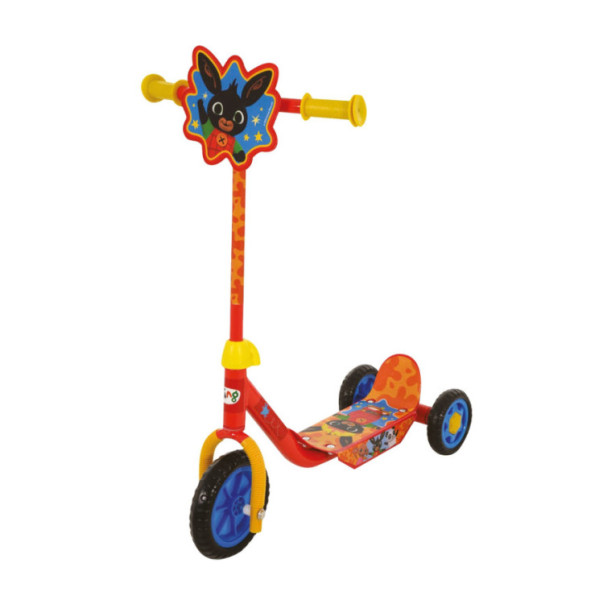 Monopattino a 3 Ruote Bing – Scooter Stabile per Bambini 2+ Anni con Pedana Antiscivolo