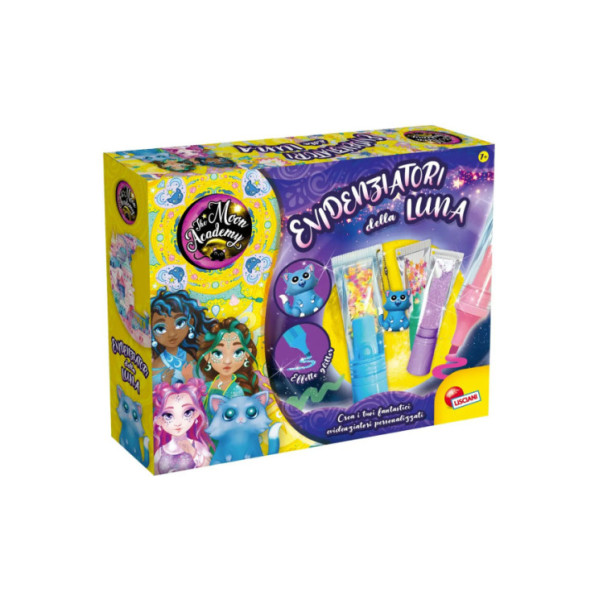 Kit Creativo Evidenziatori della Luna – Crea Evidenziatori Glitterati Personalizzati 5+ Anni